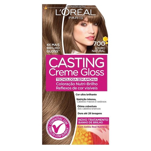 Tintura Casting Creme Gloss 700 Louro Natural - L'oréal