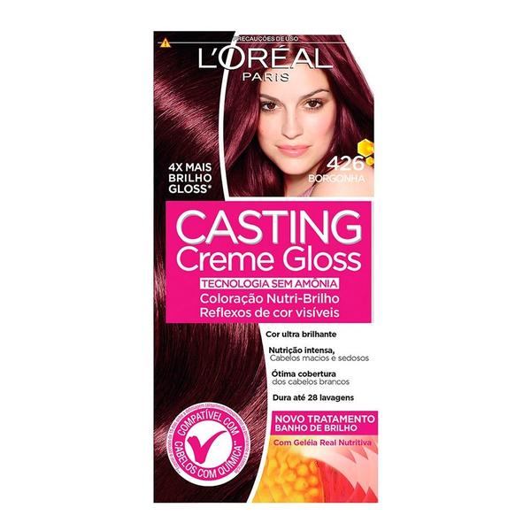 Tintura Casting Creme Gloss L'Oréal - Nº 426 Borgonha - Loreal - Dpgp - Hpc