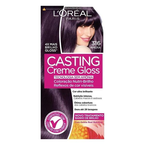 Tintura Casting Creme Gloss - Loréal Paris -Cor: 316 Ameixa