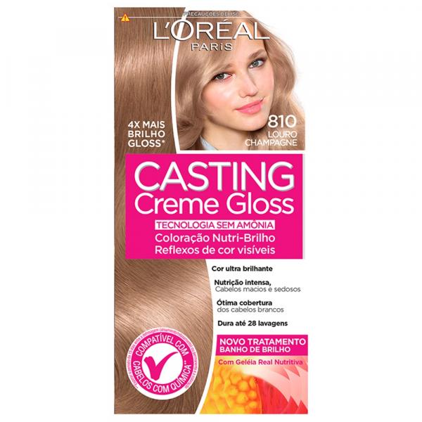 Tintura Casting Creme Gloss Louro Champagne 810