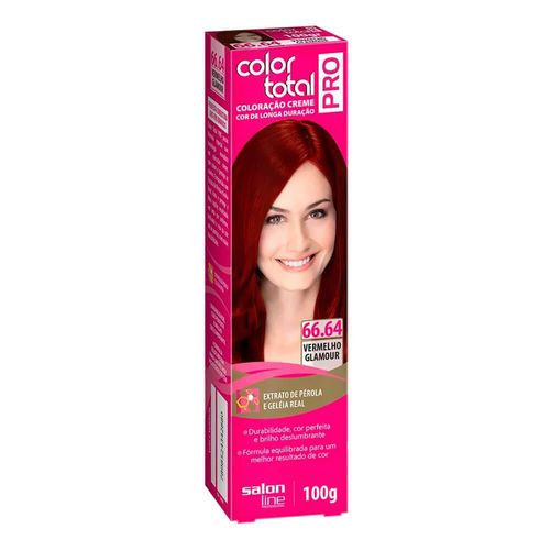 Tintura Color Total Pro Vermelho Glamour 66.64