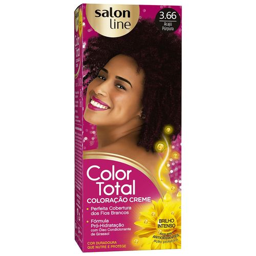 Tintura Color Total Salon Line Acaju Púrpura 3.66