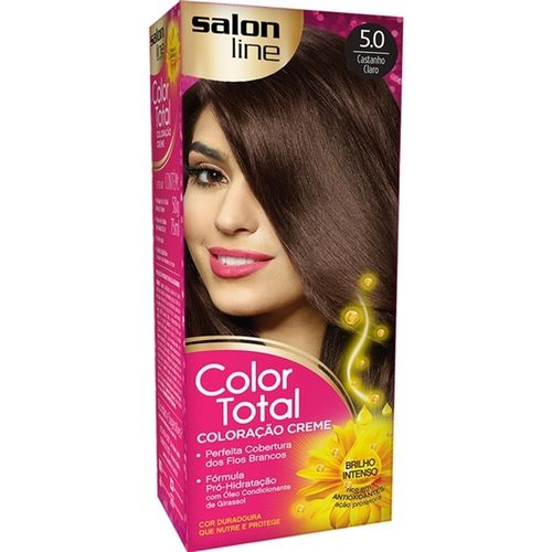 Tintura Color Total Salon Line Castanho Claro 5.0