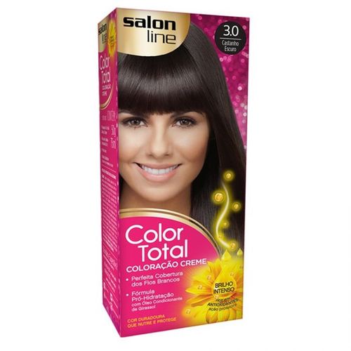 Tintura Color Total Salon Line Castanho Escuro 3.0