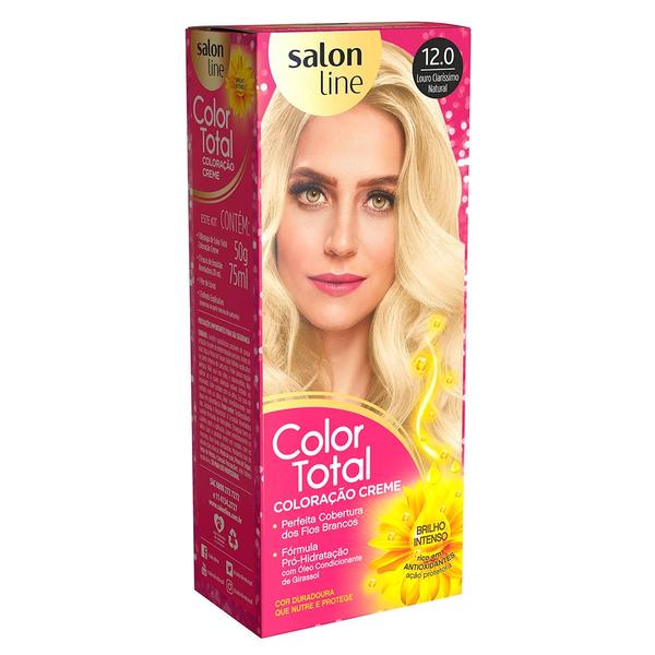 Tintura Color Total Salon Line Louro Claríssimo Natural 12.0