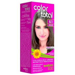 Tintura Color Total Salon Line - Louro Claro Acinzentado 8.1 Color