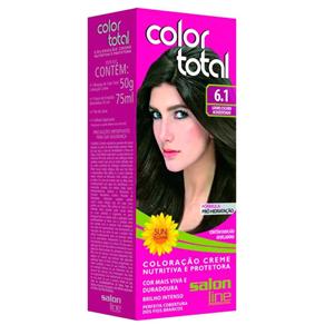 Tintura Color Total Salon Line - Louro Escuro Acinzentado 6.1 Color