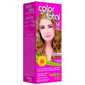 Tintura Color Total Salon Line - Louro Muito Claro 9.0 Color