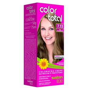 Tintura Color Total Salon Line - Mel Deslumbrante 7.13 Color