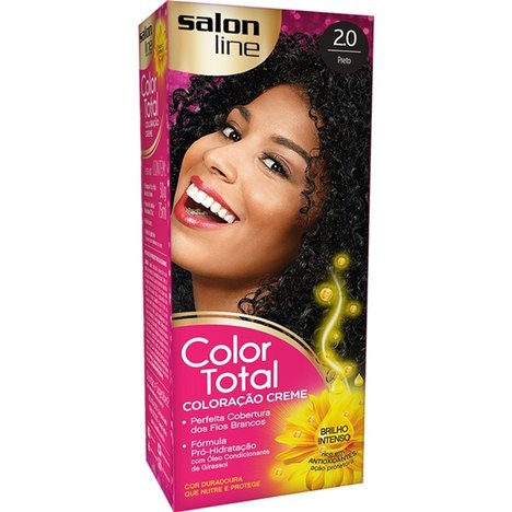 Tintura Color Total Salon Line Preto 2.0