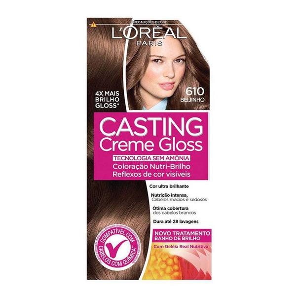 Tintura Creme Casting Creme Gloss L'oréal Beijinho 610
