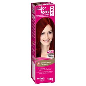 Tintura Creme Color Total Pro Salon Line - Vermelho Glamour 66.64 Color Total
