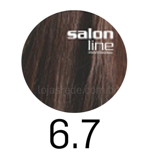 Tintura Creme Color Total Salon Line Chocolate 6.7 Profissional