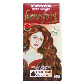 Tintura Creme Henna Hennfort Chocolate 60ml