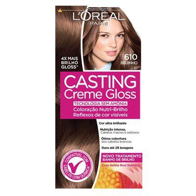 Tintura Creme L'Oréal Casting Gloss - Nº 610 Beijinho - Loreal