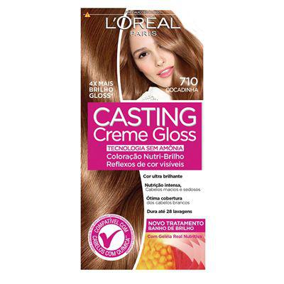 Tintura Creme LOréal Casting Gloss - Nº 710 Cocadinha - Loreal