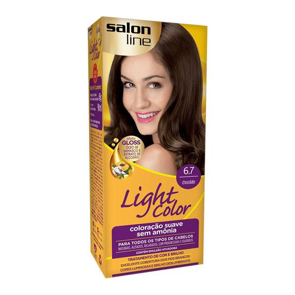 Tintura Creme Salon Line Light Color Chocolate 6.7