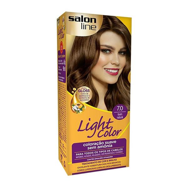 Tintura Creme Salon Line Light Color Louro Natural 7.0