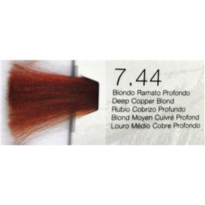 Tintura Designer Color Cinzas Tec Italy 90gr - 7.44 Lour Méd Cobre Profo