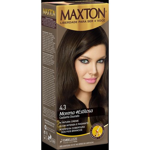 Tintura Embelleze Maxton 4.3 Castanho Dourado