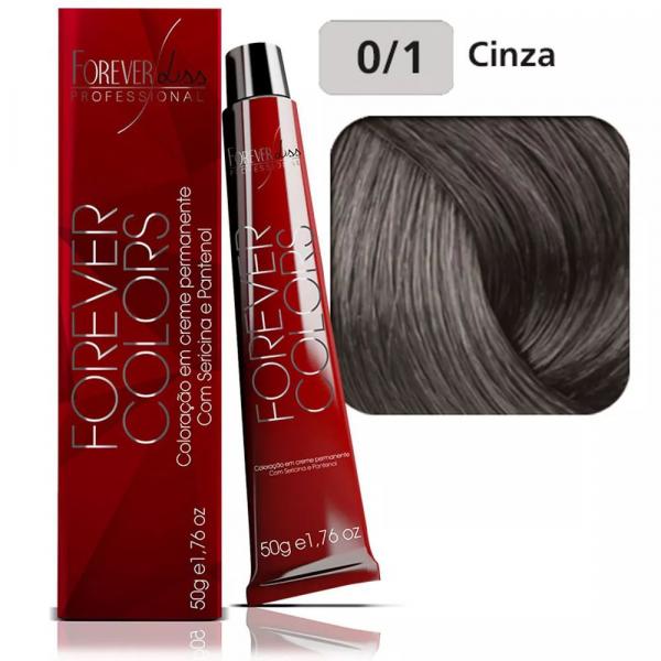 Tintura Forever Liss 0.1 Cinza - 50G