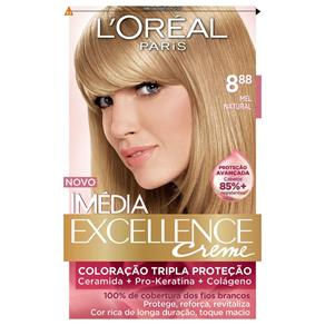 Tintura Imédia Excellence L`Oréal Creme 8.88 Mel Natura