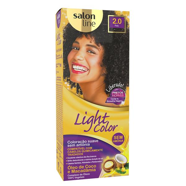Tintura Light Color Salon Line 2.0 Preto