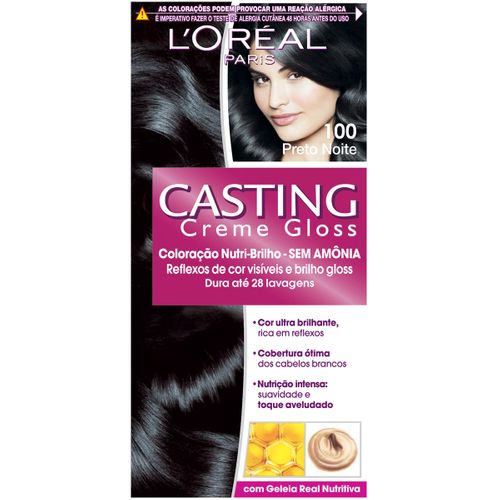 Tintura L'Oréal Casting Gloss 100 Preto Noite