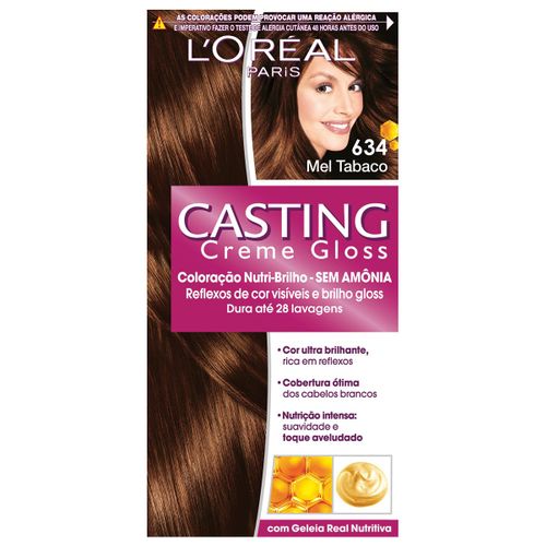 Tintura L'Oréal Casting Gloss 634 Mel Tabaco