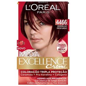 Tintura para Cabelo Imédia L`Oréal 4466 Vermelho Profundo