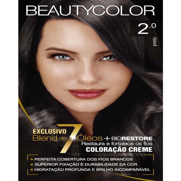 Tintura Permanente Beauty Color 2.0 Preto - Sem Marca