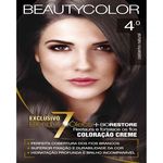 Tintura Permanente Beauty Color 4.0 Castanho Natural