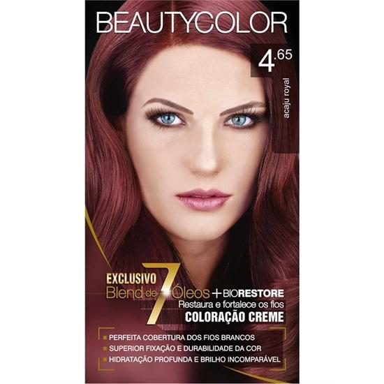Tintura Permanente Beauty Color 4.65 Acajú Royal - Sem Marca