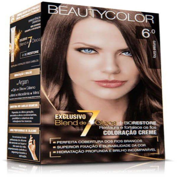 Tintura Permanente Beauty Color 6.88 Louro Escuro Tabaco - Sem Marca
