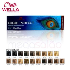 Tintura Profissional Wella Color Perfect - 2/0 Preto - 60G