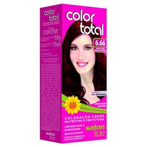 Tintura Salon Line Color Total - Louro Escuro Vermelho Intenso 6.66 Color