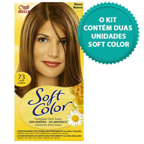 Tintura Soft Color Novo Avelã 73 + Tintura Soft Color 73 Avelã - Soft Color