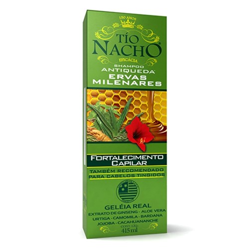 Tio Nacho Shampoo Antiqueda Ervas Milenares 415Ml