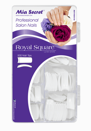 Tip | Royal Square | White | 500 Pçs | Mia Secret