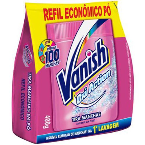 Tira Mancha Vanish Oxi Action Pink 400g Refil