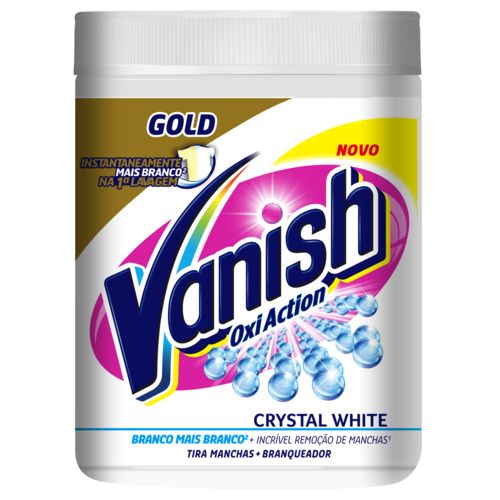 Tira Manchas Pó Vanish Oxi Action Gold Crystal White 450g