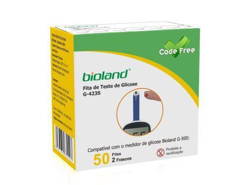 Tiras P/ Medição de Glicose C/ 50 Un. G-423S Bioland