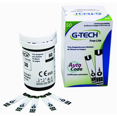 Tiras Reagentes para Medição de Glicose Lite G-tech