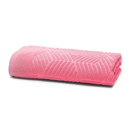 Toalha Alto e Baixo Relevo Unique Cubo Santista - Rosto - Pink