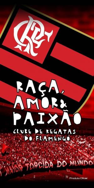 Toalha Aveludada Time de Futebol - Flamengo Buettner