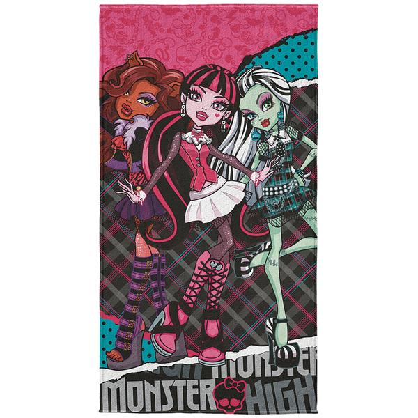 Toalha Aveludada Transfer Monster High - Lepper - Lepper