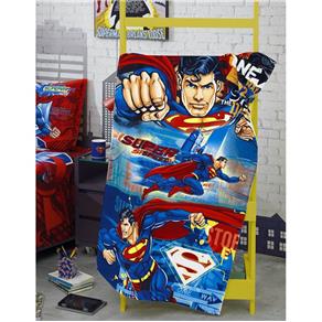 Toalha Banho Aveludada Estampada Superman 11 - Dholer
