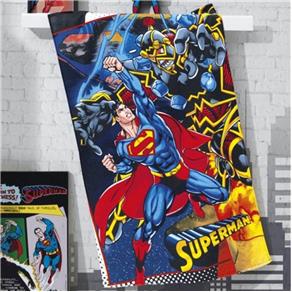 Toalha Banho Felpuda Estampada Superman - Dholer