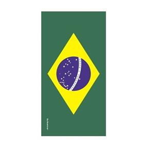 Toalha Brasil de Banho Oficial 1,40x0,70 Buettner - VERDE