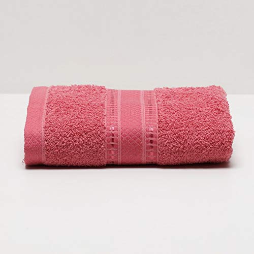 Toalha Color Grid Barra com Viscose Artex - Rosto - Pink
